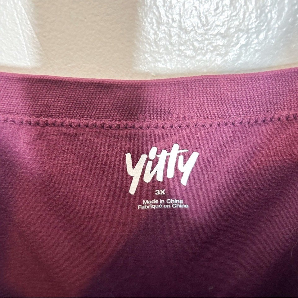 Yitty By Fabletics Convertible Sculpting Shapewear Dress Maroon Plus ...
