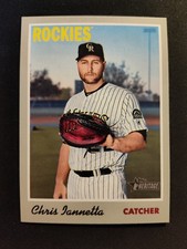 2019 Topps Heritage - Chris Iannetta #85 Colorado Rockies 