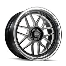 Ridler Wheels 611 20x10 0 Black Milled Diamond Cut Lip 5x114.3 5x4.5 Qty 1