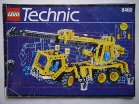 LEGO Technic 8460 Pneumatic Crane Truck Complete Instructions Used
