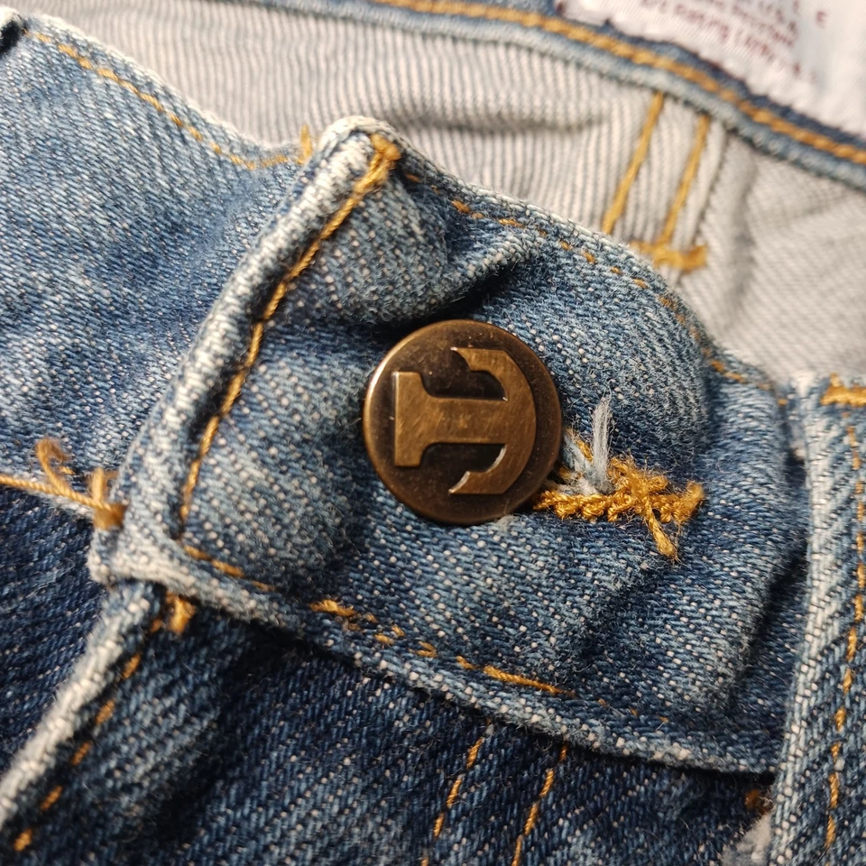 Pantalones de mezclilla Tyndale FR resistentes al fuego HRC 2 pierna recta para hombre 28X30 azul EE. UU. Foto 4 de 4