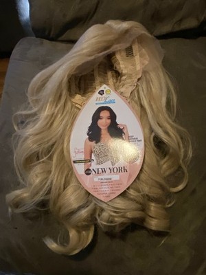 HDL New York Synthetic Futura Lace Front Wig, F. Blonde  Curly