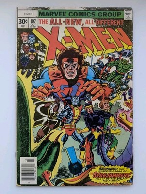 X-Men 107 1st Appearance StarJammers Key Claremont Cockrum Wolverine Marvel 1977