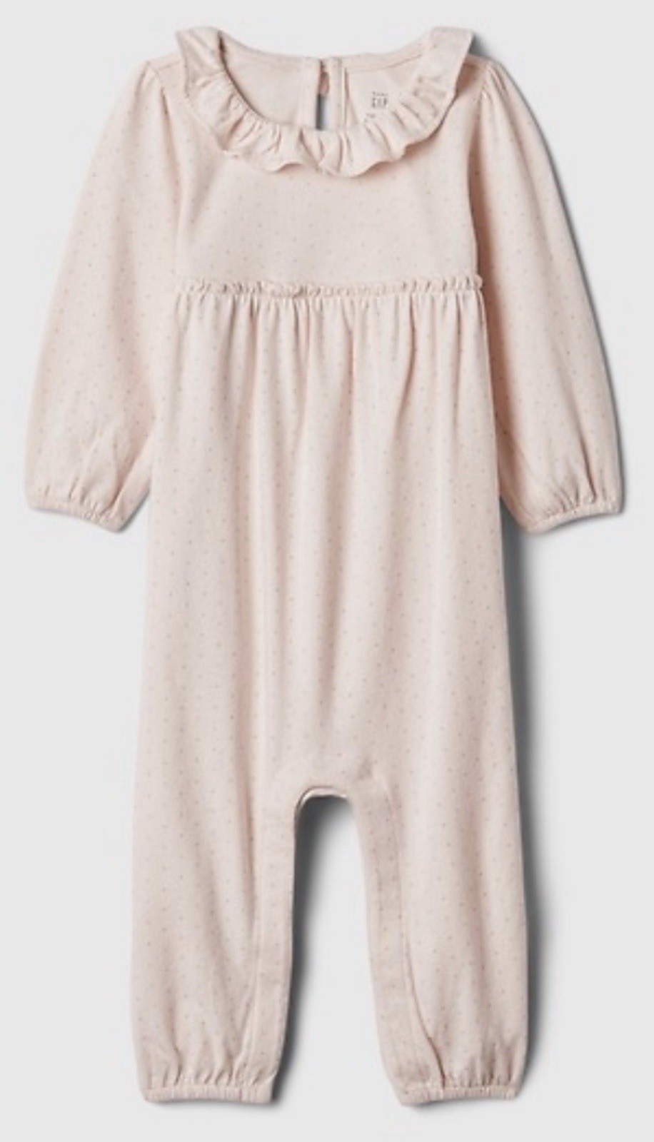 Baby GAP Algodón Orgánico Flutter Una Pieza, 18-24 Mos Nuevo con Etiquetas C6