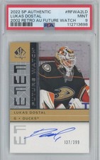 Lukas Dostal 2022-23 Retro Future Watch Rookie Auto PSA 9