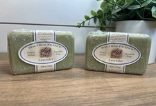 2 NEW South of France LAVENDER Bath Sized Soap Bars "French Milled" 8.8oz Sealed