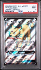 2019 POKEMON SUN & MOON UNBROKEN BONDS #207 FULL ART/PERSIAN GX PSA 9 on eBay