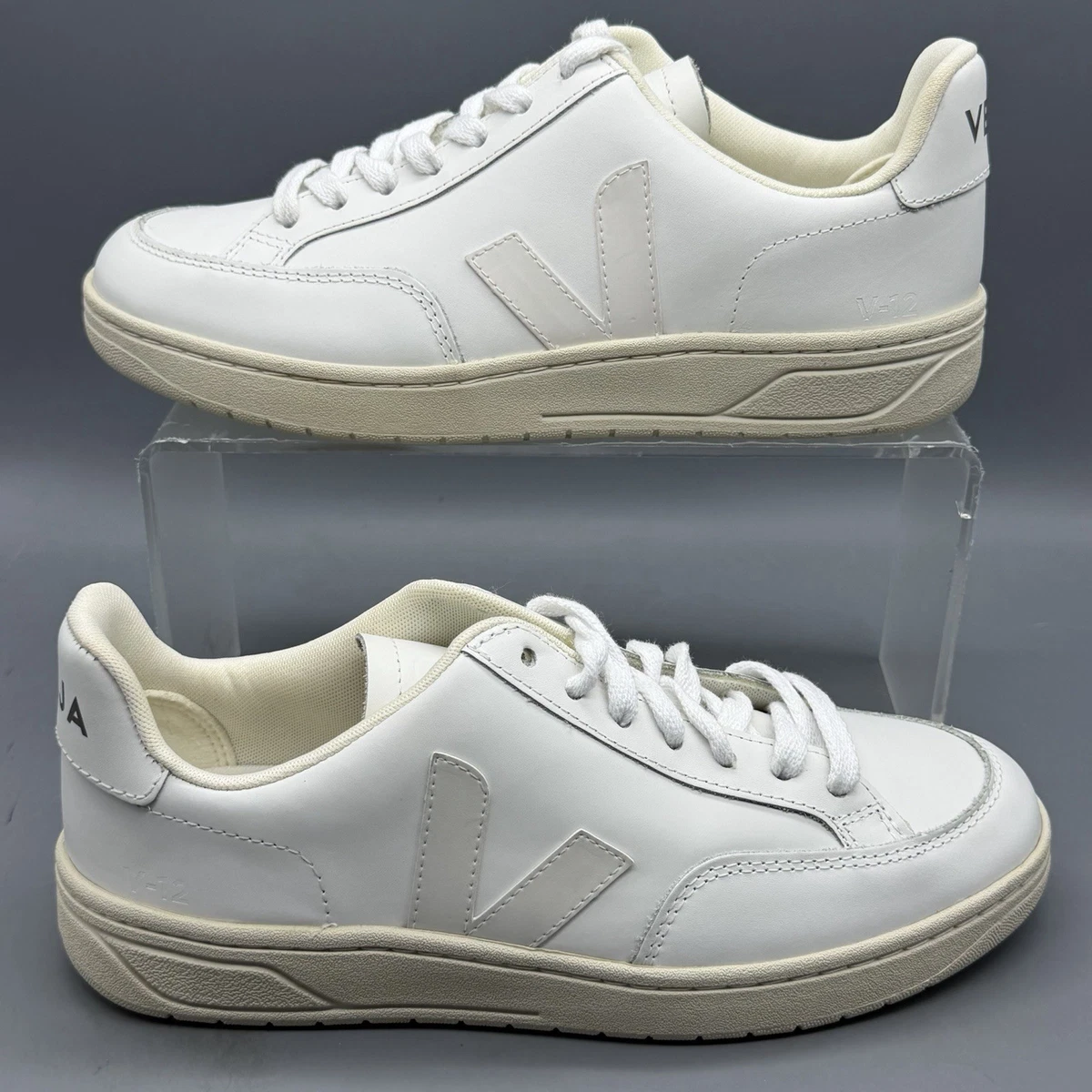 VEJA V-12 lace up White for sale | eBay