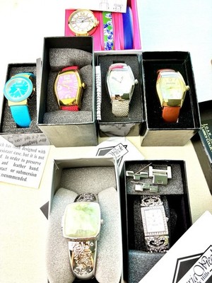 Lot of 7 Designer Watches Joan Rivers Isaac Mizrahi Victoria Wieck Jade By Joy