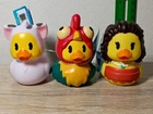 *FREE SHIP* 2.5" MOANA HEIHEI PUA Rubber Duckalooz Disney Classics