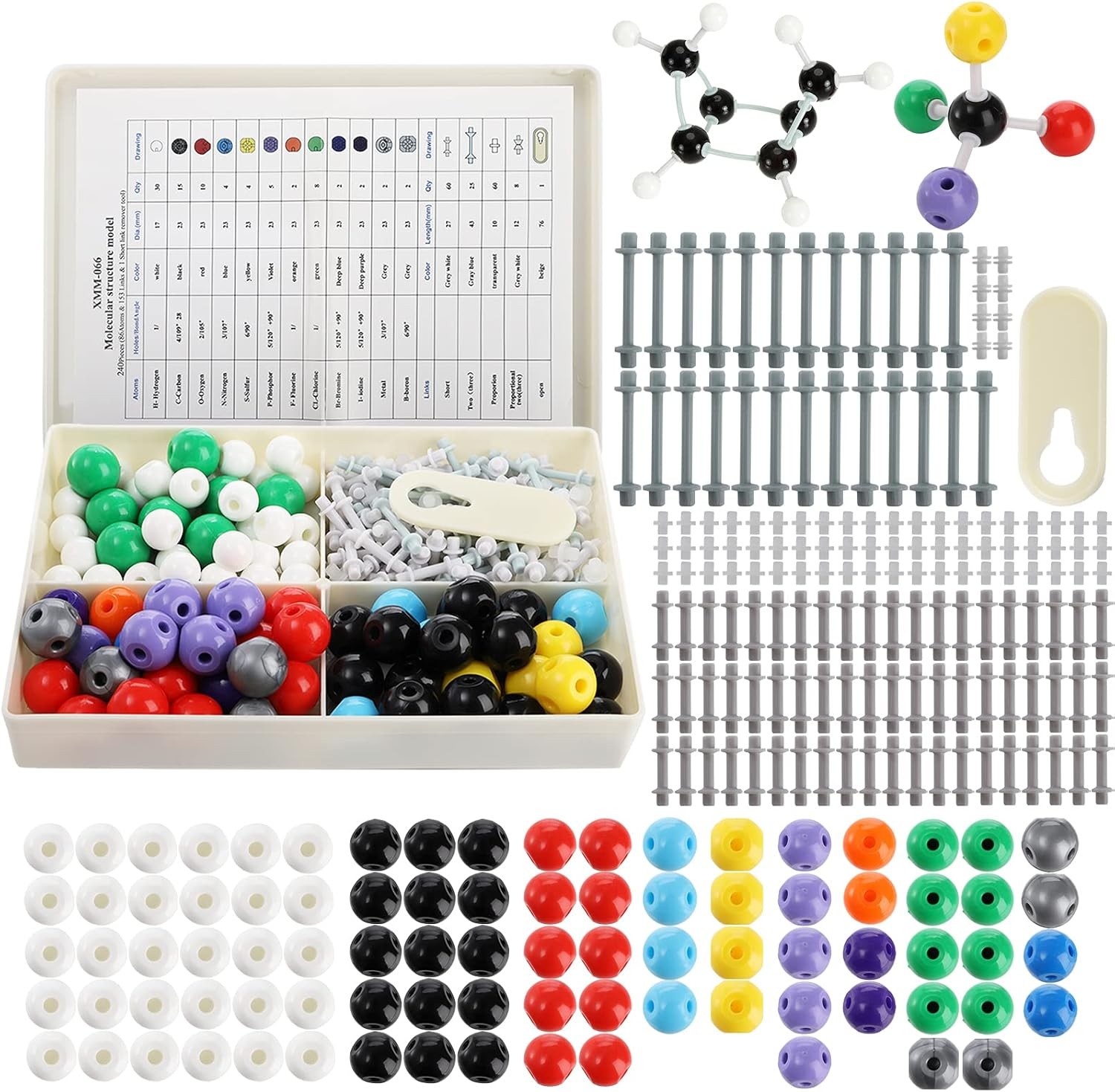 Chemistry Organic Inorganic 240 Pieces