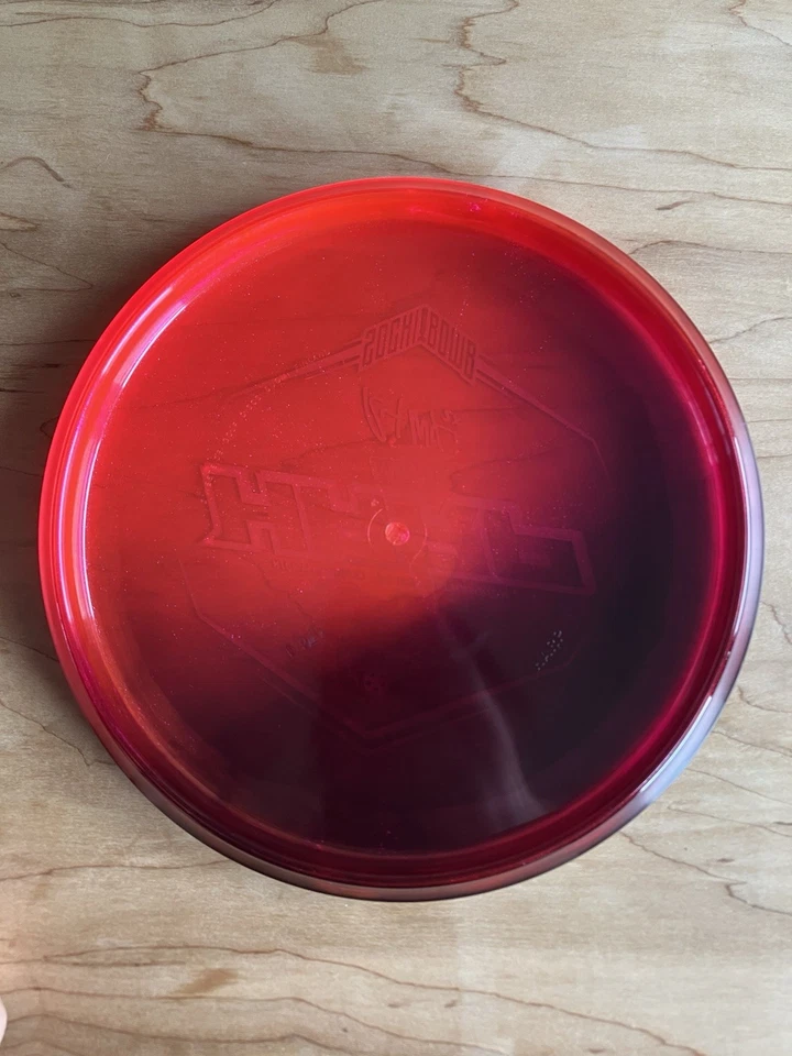New Westside Discs Harp VIP Ice Glimmer Dip  Dyed Red Purple 4 Speed Disc Golf  - Image 2 of 4