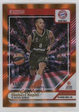 2024-25 Panini Donruss EuroLeague Orange Laser 6/75 Shabazz Napier #56 14mf