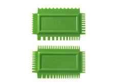 Xiem Create Firm Texture Comb Set of 2 for Clay Gel Mediums and Frosting