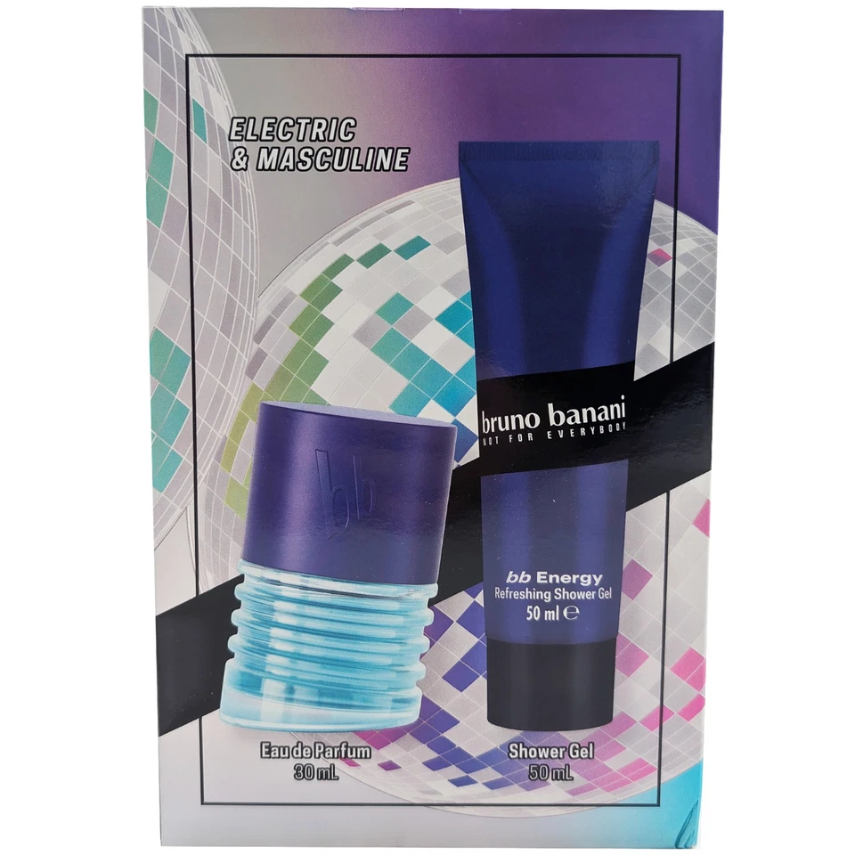 Bruno Banani ENERGY 6 x Geschenkset = 6 x 30ml EdP Spray + 6 x 50ml Duschgel man - Bild 2 von 4