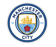 7x7cm 3pcs Manchester City Logo Vinyl Stickers Laptop Mobile Phone Books