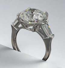 5.60 Ct E VS1 IGI Lab Grown Round Diamond Engagement Ring Round 950 Platinum