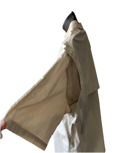 Browning Shooting Shirt Mens Medium Beige Short Sleeve Padded Shoulder Hunting - Picture 7 of 15