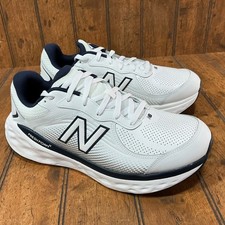 Tenis para correr New Balance Fresh Foam X MW840FW1 para hombre talla 15 2E blanco azul