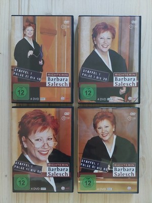 DVD Boxen - Richterin Barbara Salesch - Staffel 1 - Folgen  1-80
