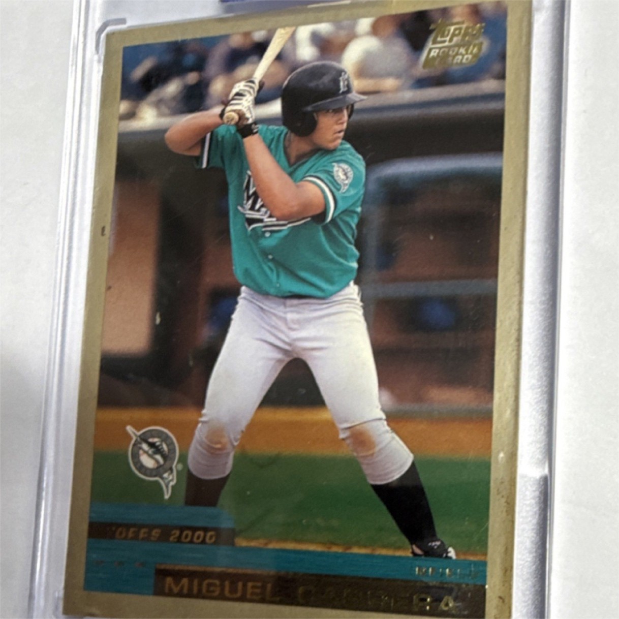Topps Traded 2000 Miguel Cabrera Rookie #T40 Miami Marlins Baseball Card