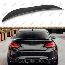 Real Carbon Fiber Rear Trunk Spoiler Wing BodyKits Fit for BMW M2 F87 2016-2021