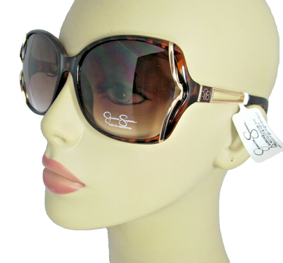 Jessica Simpson Oversized Sunglasses Tortoise Shell Gold  display picture 1