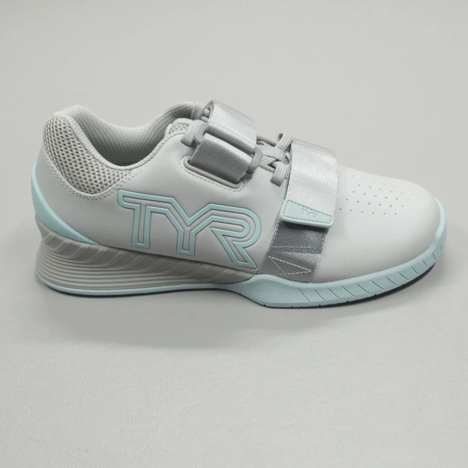 Zapatos de entrenamiento de levantamiento de pesas TYR L-1 Lifter para mujer 6,5 para hombre 5 grises/como nuevos Foto 2 de 4