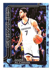 2025 Topps Flagship #187 Santi Aldama (team border Color GRIZZLIES)