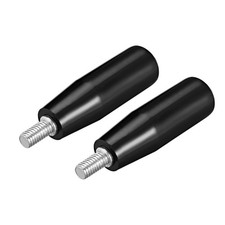 2 Pcs Revolving Handwheel Machine Handle M6 Male Threaded Stem