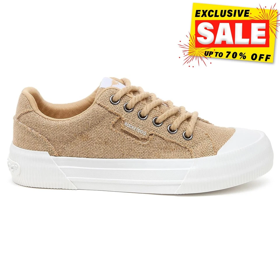 Rocket Dog Cheery Heidi Womens Casual Fashion Trainers Beige