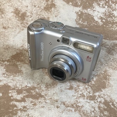 Digital Camera Canon PowerShot A530 5.0MP Silver No Memory Card
