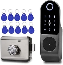 Electronic Smart Door Lock Biometric Fingerprint And Virtual Password NEW