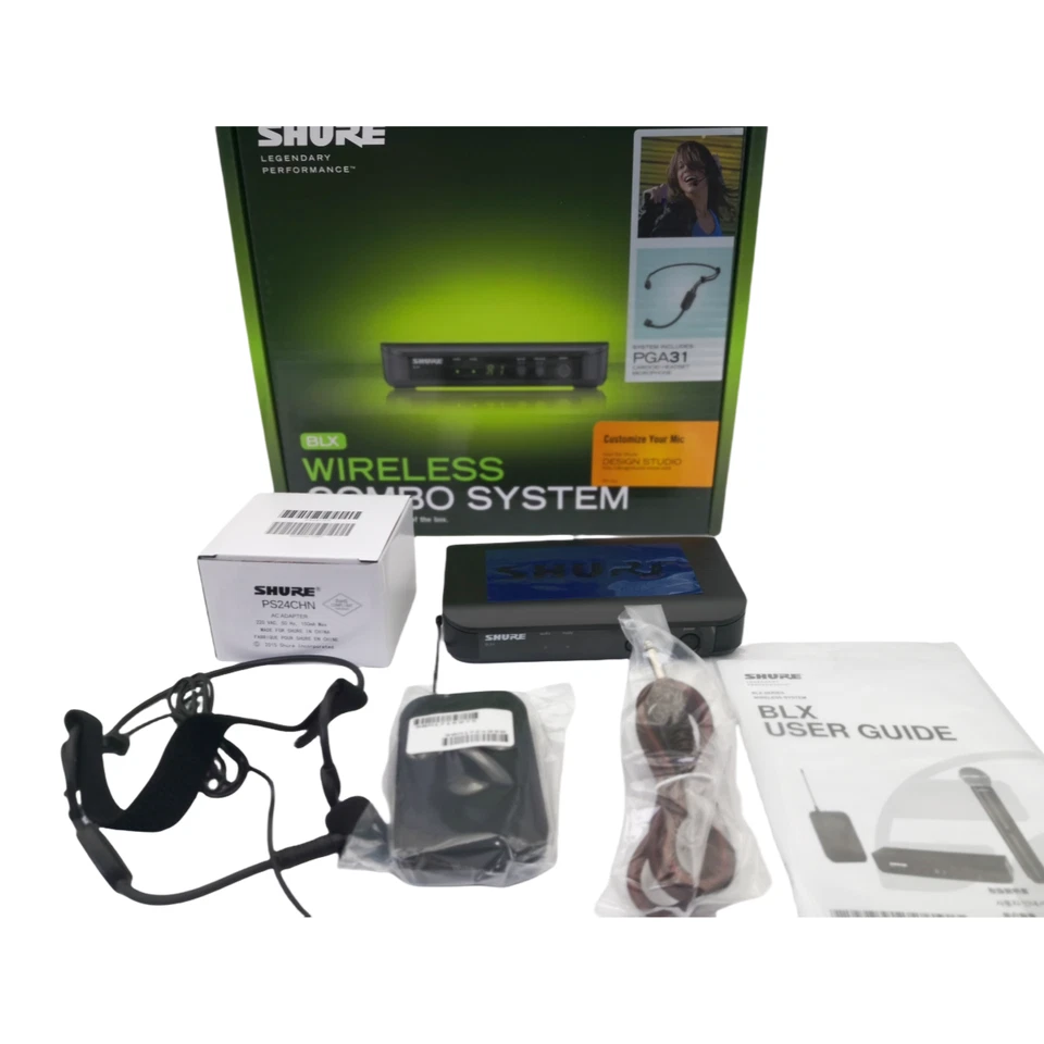 New BLX14/PGA31 Wireless Headworn Microphone System HEADSET SYSTEM W/PGA31 - Image 4 of 4
