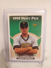 Jason Kendall Pittsburgh Pirates 1993 Topps Baseball Rookie Card #334 (RC). rookie card picture