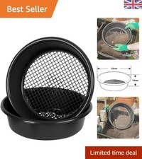 Plastic Round Garden Sieve - 35x32cm Soil Riddle for Garden Lovers