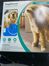Hansgrohe 04974540 DogShower 150, Set Doccia Portatile per Cani a 3 Getti, Blu Cielo