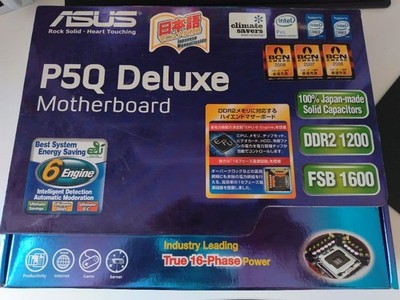 Asus P5q Deluxe Motherboard Set/bundle Complete Atx Package High Performance