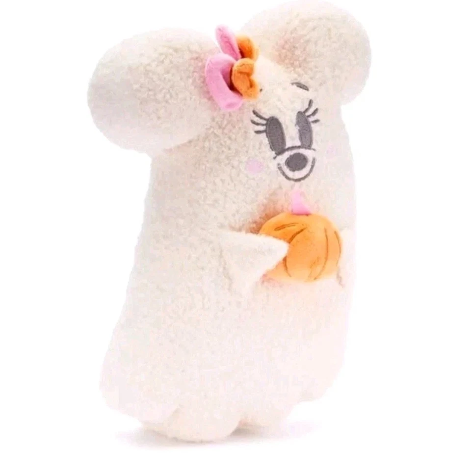 Halloween Minnie Mouse Cutie Fantasma Peluche Cuscino Lancio (NUOVO) - Immagine 2 di 4