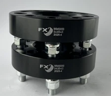 TrailFX W545005B FX Wheel Spacer 5x4.5” 1.25” Black Anodized Pair thumbnail 2
