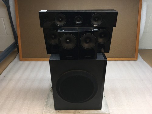 Samsung PS-EW2-2 PS-ES3-1 PS-EC2-1 Subwoofer & 5 Speaker Set - Tested