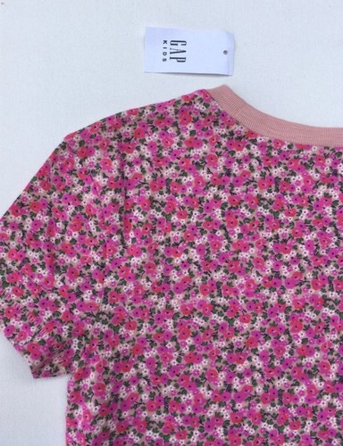 GAP Floral Pocket T-Shirt Girl Sz M - Picture 5 of 7