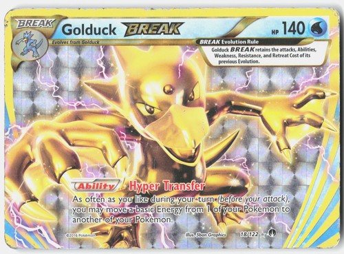 Golduck BREAK Holo Rare BREAK XY - BREAKpoint 18/122 HP