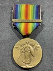 WW1 WWI Military US Army Allied Victory Medal w/ Defensive Sector Service Bar