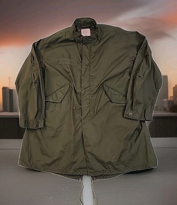 Vtg M-65 Jacket Men's Large US Army Extreme Cold Weather Fishtail