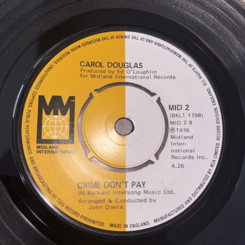 Carol Douglas - Midnight Love Affair/Crime don’t pay (7" Vinyl) EX/VG+ - Bild 4 von 7