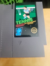 5 NES GAME LOT - Excitebike, Rad Racer, Jordan Vs Bird, 10 Yard Fight, Tennis