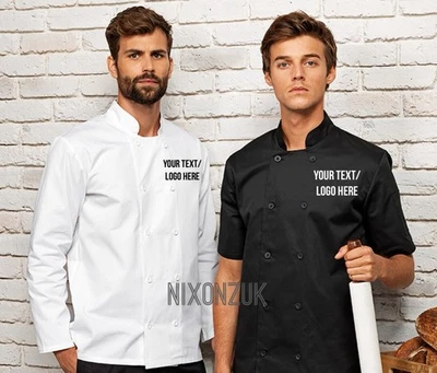 Premier Embroidered Chef Jacket - Kitchen Workwear - Text or Logo