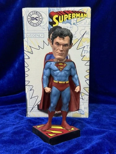 DC Comics Originals Superman Hand painted Head Knocker By NECA