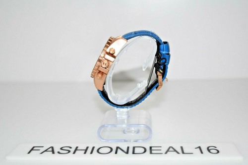 Nuevo reloj Orefici Híbrido RG SS cronógrafo cuero azul ORM4C4505 precio de venta sugerido por el fabricante $650 - Imagen 3 de 4